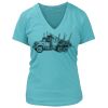 Women's Premium Deep V-Neck T-Shirt Thumbnail