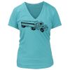 Women's Premium Deep V-Neck T-Shirt Thumbnail