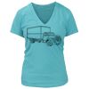 Women's Premium Deep V-Neck T-Shirt Thumbnail