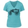 Women's Premium Deep V-Neck T-Shirt Thumbnail