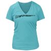Women's Premium Deep V-Neck T-Shirt Thumbnail