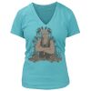 Women's Premium Deep V-Neck T-Shirt Thumbnail