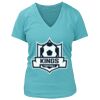 Women's Premium Deep V-Neck T-Shirt Thumbnail
