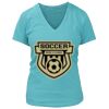 Women's Premium Deep V-Neck T-Shirt Thumbnail