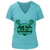 Women's Premium Deep V-Neck T-Shirt Thumbnail
