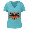 Women's Premium Deep V-Neck T-Shirt Thumbnail
