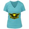 Women's Premium Deep V-Neck T-Shirt Thumbnail