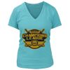 Women's Premium Deep V-Neck T-Shirt Thumbnail