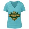 Women's Premium Deep V-Neck T-Shirt Thumbnail