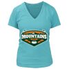 Women's Premium Deep V-Neck T-Shirt Thumbnail