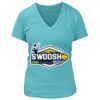 Women's Premium Deep V-Neck T-Shirt Thumbnail