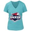 Women's Premium Deep V-Neck T-Shirt Thumbnail