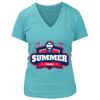 Women's Premium Deep V-Neck T-Shirt Thumbnail