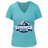 Women's Premium Deep V-Neck T-Shirt Thumbnail