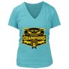 Women's Premium Deep V-Neck T-Shirt Thumbnail