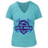 Women's Premium Deep V-Neck T-Shirt Thumbnail