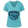 Women's Premium Deep V-Neck T-Shirt Thumbnail