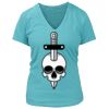 Women's Premium Deep V-Neck T-Shirt Thumbnail