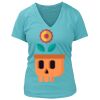 Women's Premium Deep V-Neck T-Shirt Thumbnail