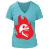 Women's Premium Deep V-Neck T-Shirt Thumbnail