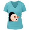 Women's Premium Deep V-Neck T-Shirt Thumbnail