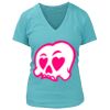 Women's Premium Deep V-Neck T-Shirt Thumbnail