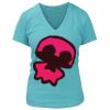 Women's Premium Deep V-Neck T-Shirt Thumbnail