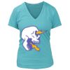 Women's Premium Deep V-Neck T-Shirt Thumbnail