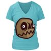 Women's Premium Deep V-Neck T-Shirt Thumbnail