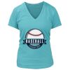 Women's Premium Deep V-Neck T-Shirt Thumbnail