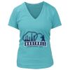 Women's Premium Deep V-Neck T-Shirt Thumbnail