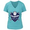 Women's Premium Deep V-Neck T-Shirt Thumbnail
