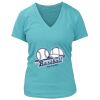 Women's Premium Deep V-Neck T-Shirt Thumbnail