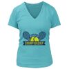 Women's Premium Deep V-Neck T-Shirt Thumbnail