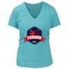 Women's Premium Deep V-Neck T-Shirt Thumbnail