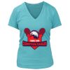 Women's Premium Deep V-Neck T-Shirt Thumbnail