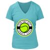 Women's Premium Deep V-Neck T-Shirt Thumbnail
