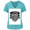 Women's Premium Deep V-Neck T-Shirt Thumbnail