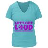 Women's Premium Deep V-Neck T-Shirt Thumbnail