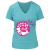 Women's Premium Deep V-Neck T-Shirt Thumbnail