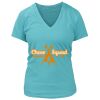 Women's Premium Deep V-Neck T-Shirt Thumbnail