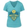 Women's Premium Deep V-Neck T-Shirt Thumbnail