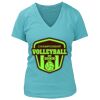 Women's Premium Deep V-Neck T-Shirt Thumbnail