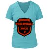 Women's Premium Deep V-Neck T-Shirt Thumbnail