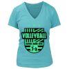 Women's Premium Deep V-Neck T-Shirt Thumbnail