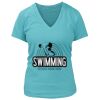 Women's Premium Deep V-Neck T-Shirt Thumbnail