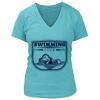 Women's Premium Deep V-Neck T-Shirt Thumbnail