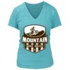 Women's Premium Deep V-Neck T-Shirt Thumbnail