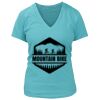 Women's Premium Deep V-Neck T-Shirt Thumbnail
