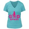 Women's Premium Deep V-Neck T-Shirt Thumbnail